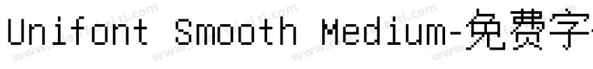Unifont Smooth Medium字体转换